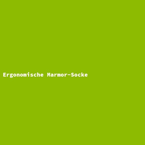 Ergonomische Marmor-Socke