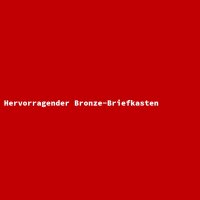 Hervorragender Bronze-Briefkasten