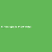Hervorragende Stahl-M&uuml;tze
