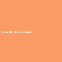 Elegante Bronze-Lampe