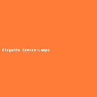 Elegante Bronze-Lampe