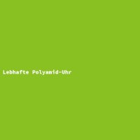 Lebhafte Polyamid-Uhr