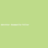 Adretter Baumwolle-Teller