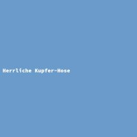 Herrliche Kupfer-Hose