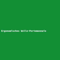 Ergonomisches Wolle-Portemonnaie