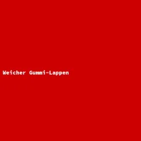 Weicher Gummi-Lappen