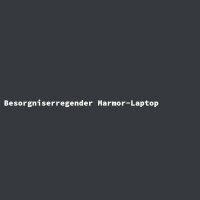 Besorgniserregender Marmor-Laptop