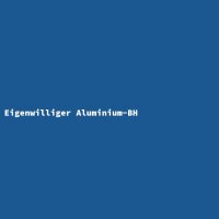 Eigenwilliger Aluminium-BH